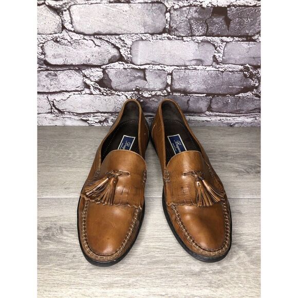 BRAGANO Cole Haan Brown Leather Kiltie Tassel Driving Loafers Men 10.5M US/44EU main image 5
